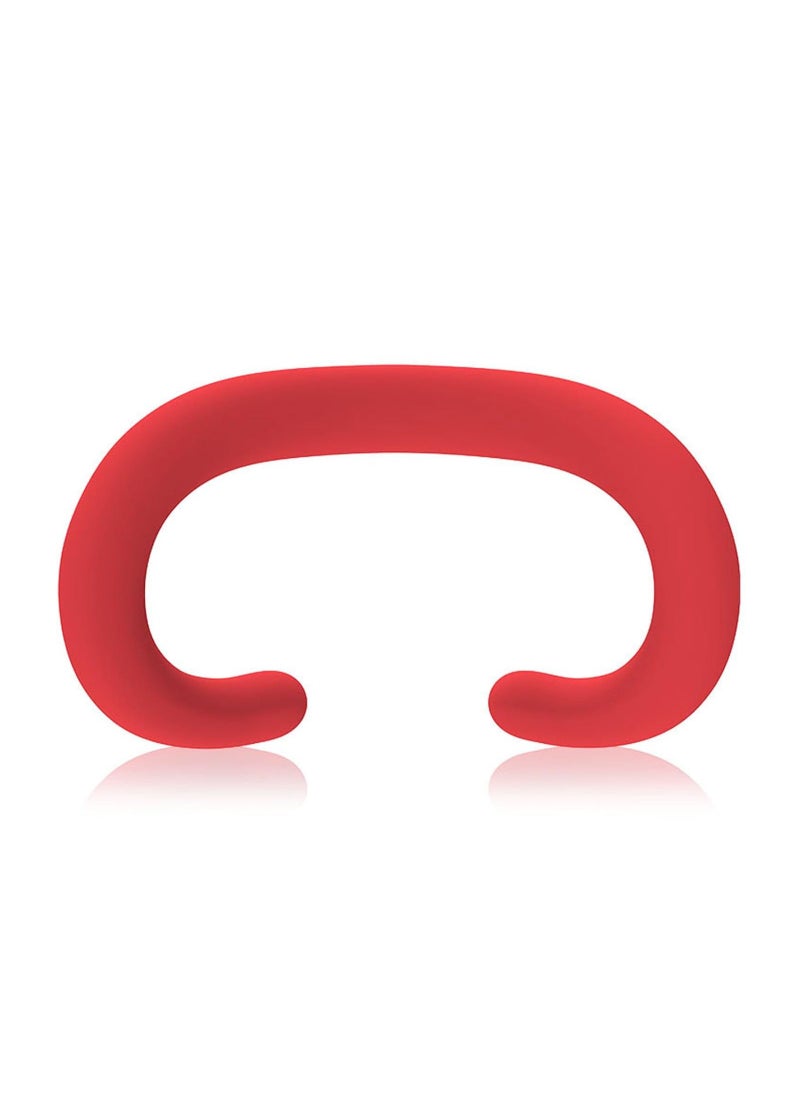 Generic - VR Silicone Face Pad Cover for Apple Vision Pro Accessories, VR Face Cushion Waterproof Washable Eey Mask for Vision Pro Headset Silicone Replacement Face Pad (Red) - Image 1