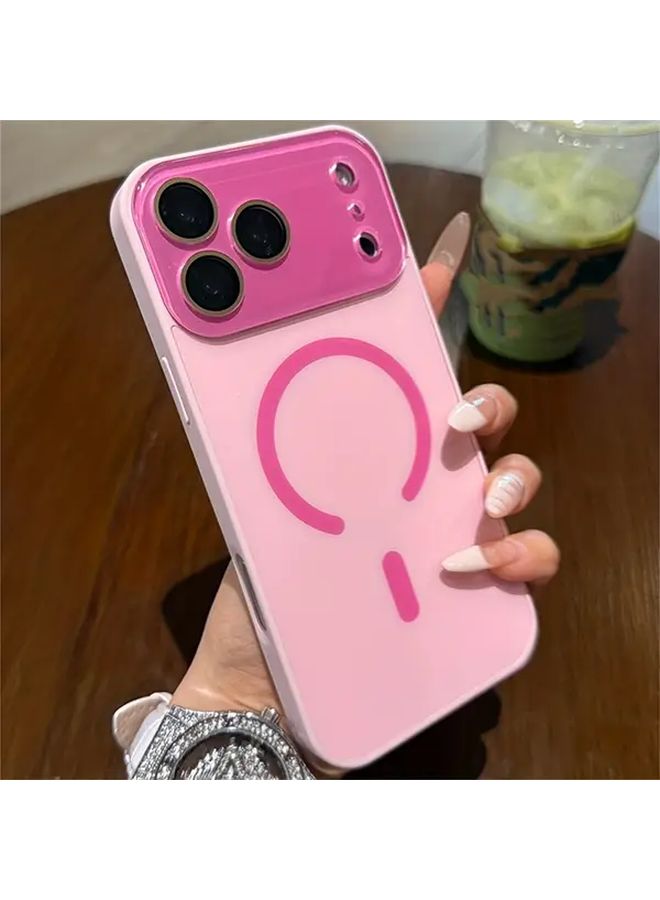 White Matte Magnetic Phone Case For IPhone 16 Pro Max Wireless Charging Cover - Image 3