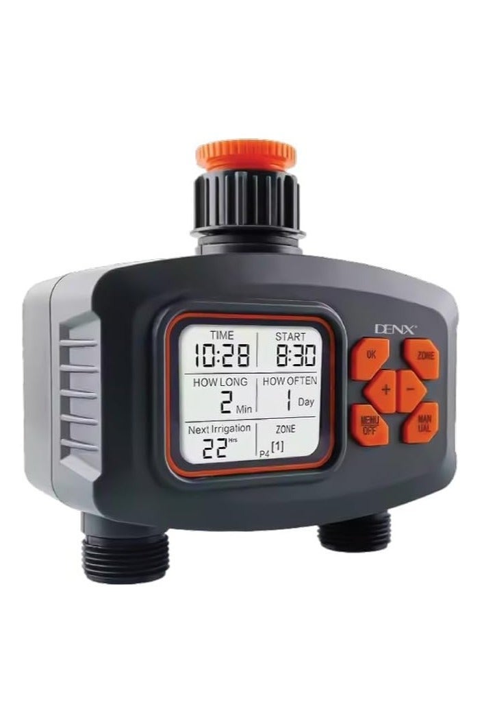 دينكس جهاز التحكم في ري النباتات DX2578 مع شاشة LCD كبيرة وأربعة برامج مرنة واتصالات سريعة - Image 2