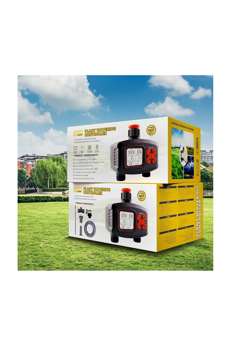 دينكس جهاز التحكم في ري النباتات DX2578 مع شاشة LCD كبيرة وأربعة برامج مرنة واتصالات سريعة - Image 3