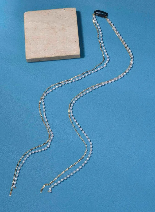 تايك تو Bead Tassel Hair Chain Clip