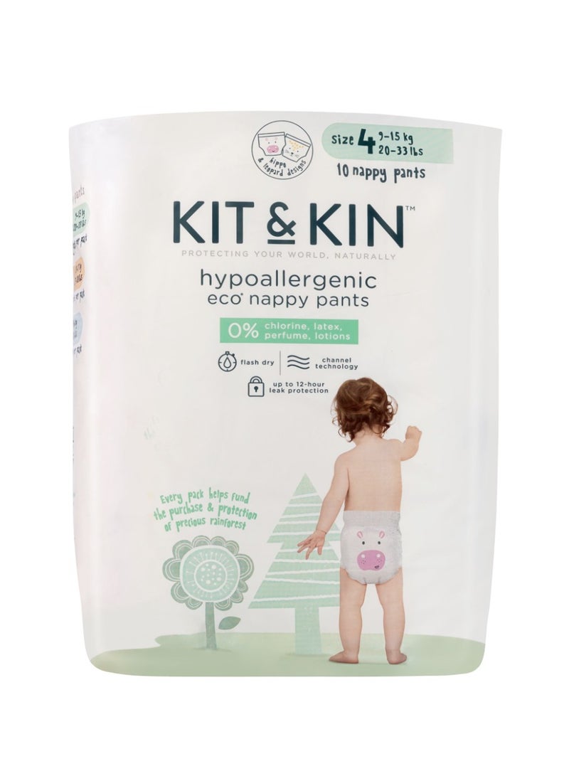 Kit & Kin Hypoallergenic Eco Nappies Size 5 10 Diapers - Image 4