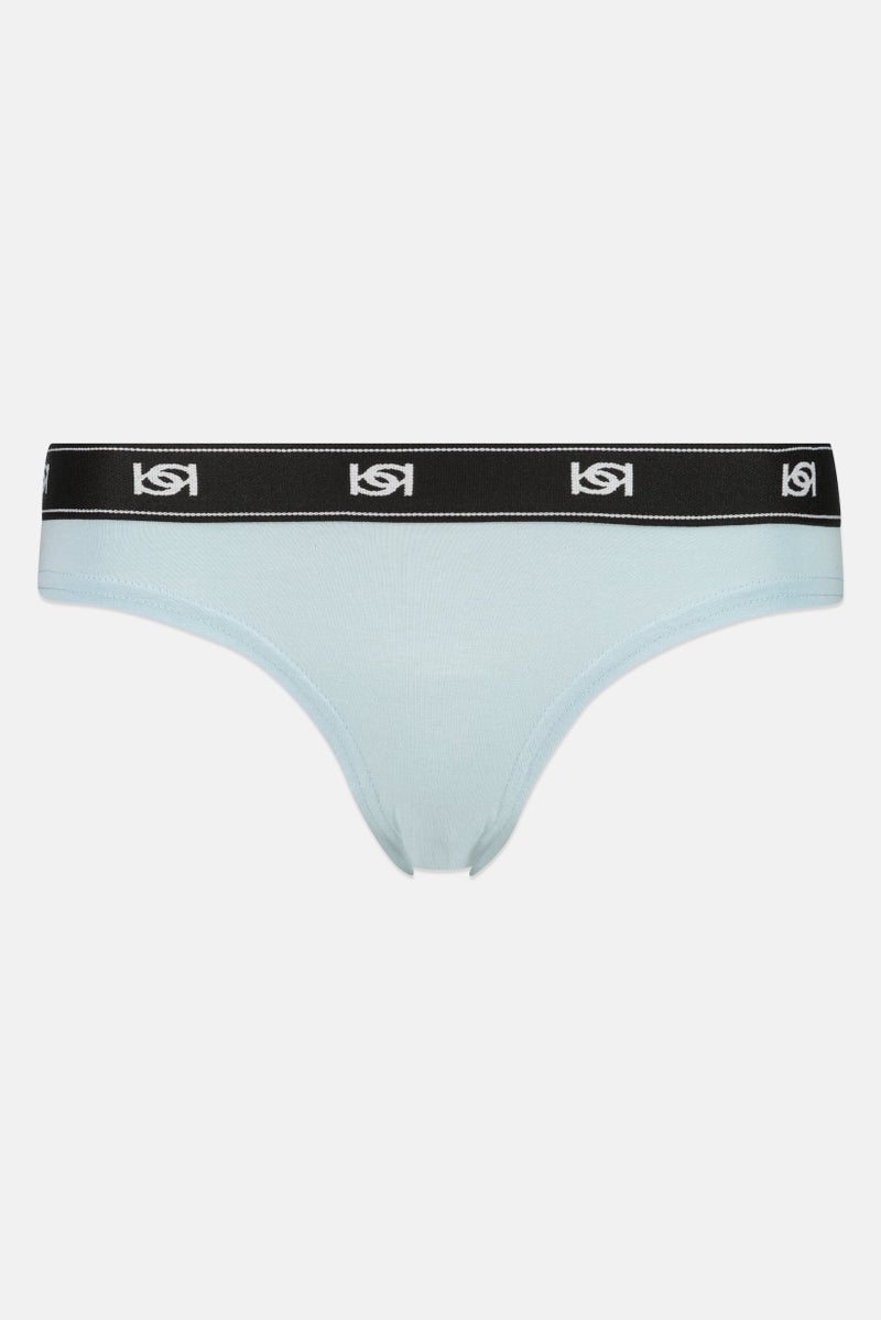 bebe Women 3 Pcs Graphic Print Cheeky Panty, Multicolor - Image 2