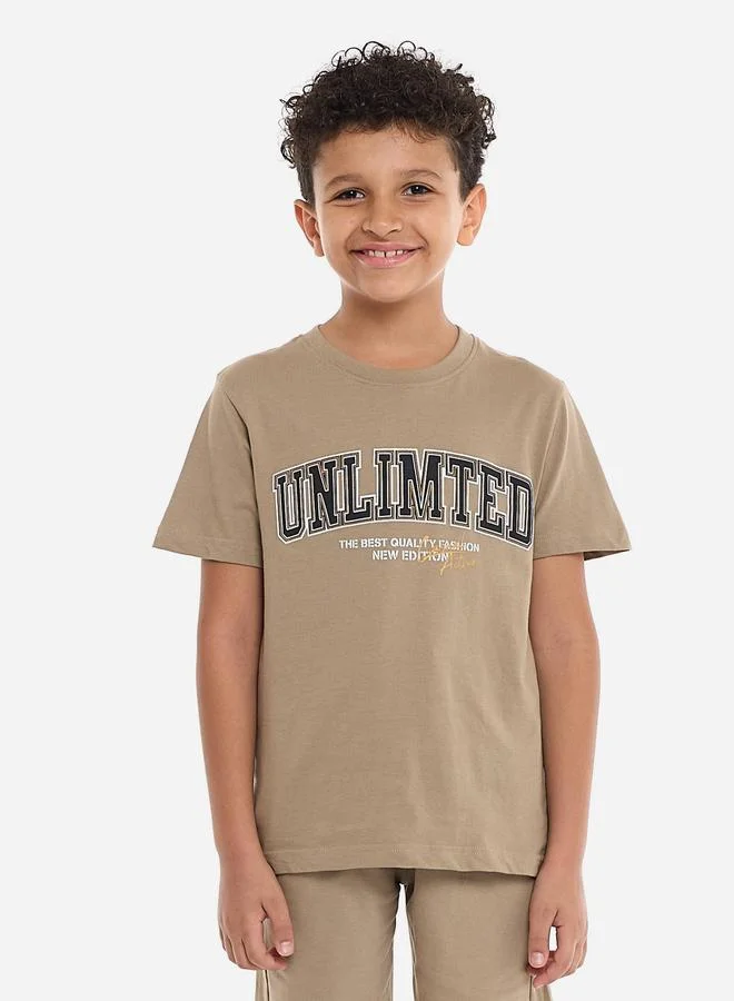 victor and jane Victor And Jane Boys Graphic Print T-Shirt and Shorts Set