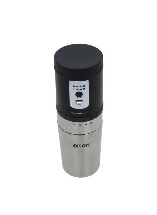 EDISON - Coffee Machine 300ml  Silver 15.5W - Image 1