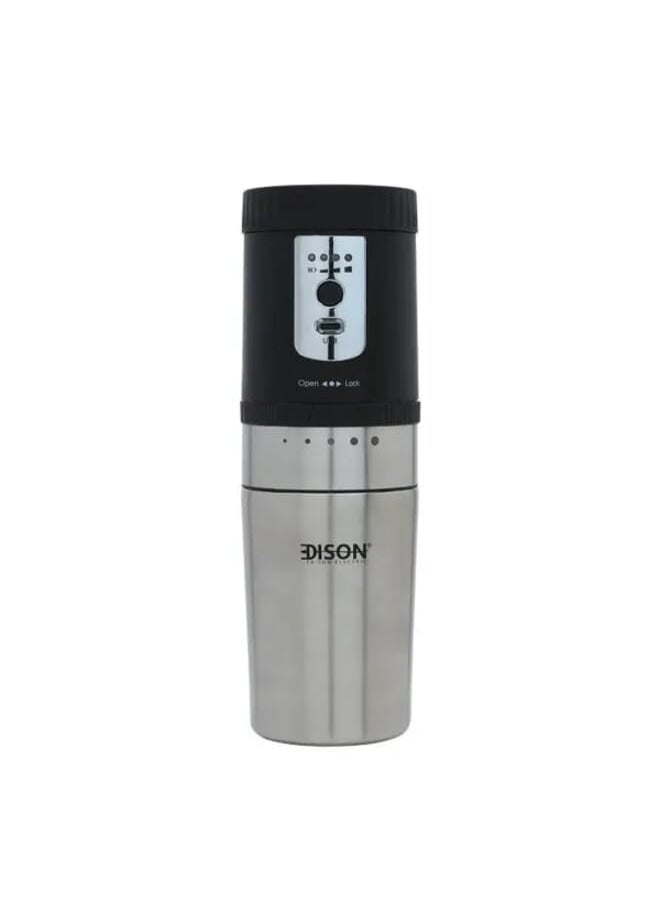 EDISON - Coffee Machine 300ml  Silver 15.5W - Image 1