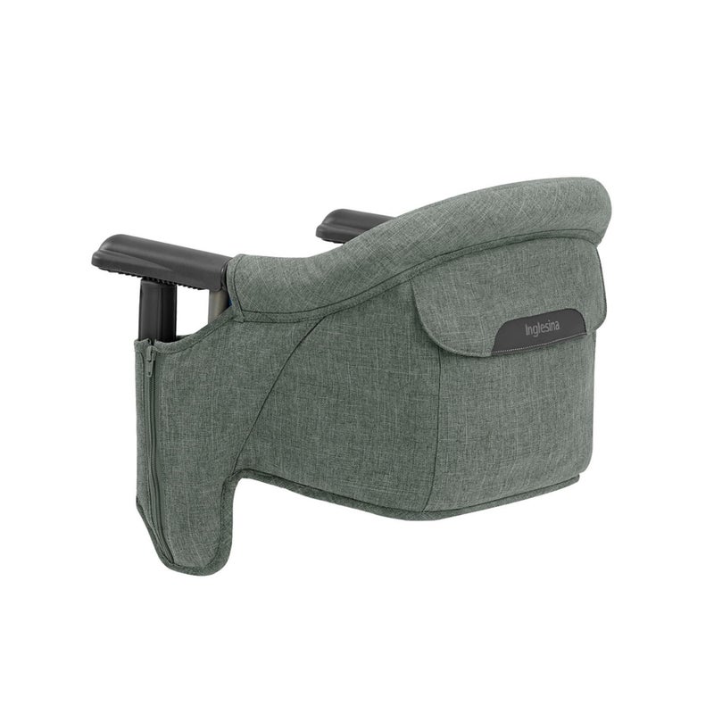 Inglesina Fast Table Chair, Pine Green Melange - Portable Baby High Chair - for Babies & Toddlers up to 37 lbs - Fits Tables 0.8'' to 3.5'' Thick - Compact & Easy to Use - Travel Bag Included - Image 1