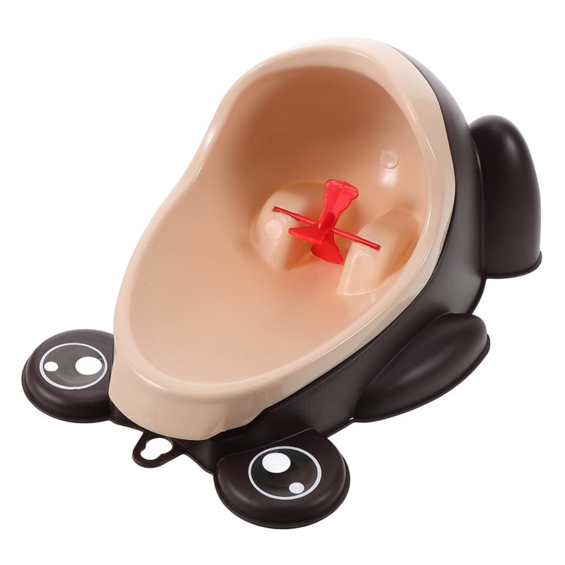 Frog Wall Mounted Potty Training Urinal For Boys With Aiming Target Toddler Friendly Design - Image 2