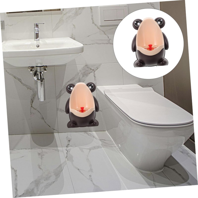 Frog Wall Mounted Potty Training Urinal For Boys With Aiming Target Toddler Friendly Design - Image 3
