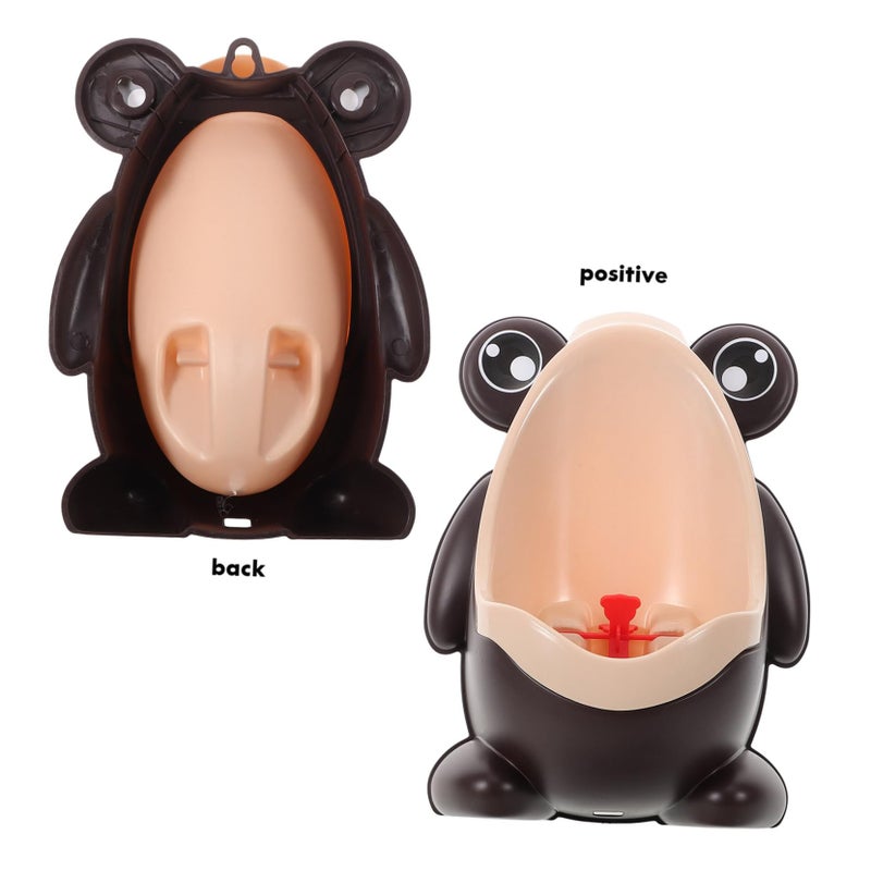 Frog Wall Mounted Potty Training Urinal For Boys With Aiming Target Toddler Friendly Design - Image 4