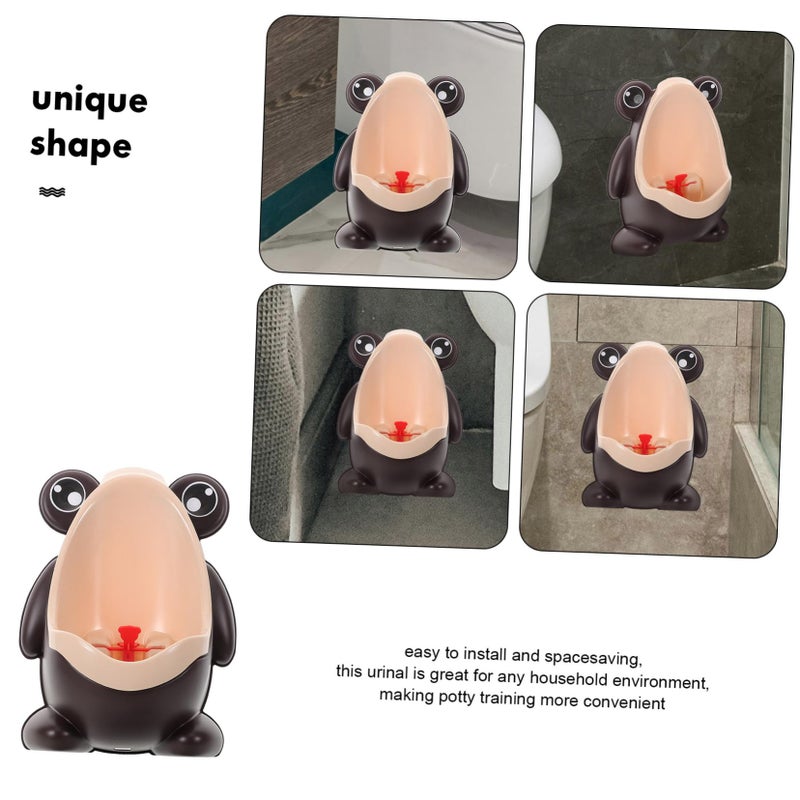 Frog Wall Mounted Potty Training Urinal For Boys With Aiming Target Toddler Friendly Design - Image 5