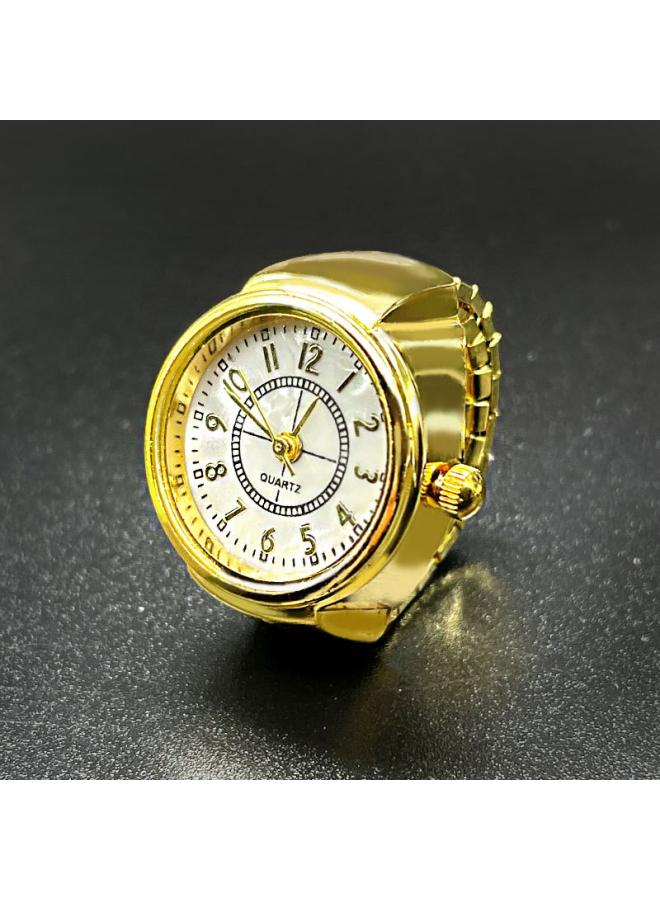New Recommended Hot Gold Digital Ring Watch Student Watch Jewelry Creative Finger Watch