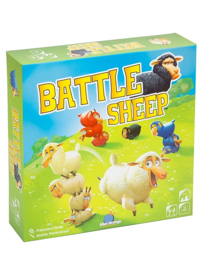 blue orange Tabletop Strategy Game, Area Control Board Game, for Kids Teens Family Adults Couples Game Nights, 2-4 Players, Ages 7+, Battle Sheep by Blue Orange Games - Image 1
