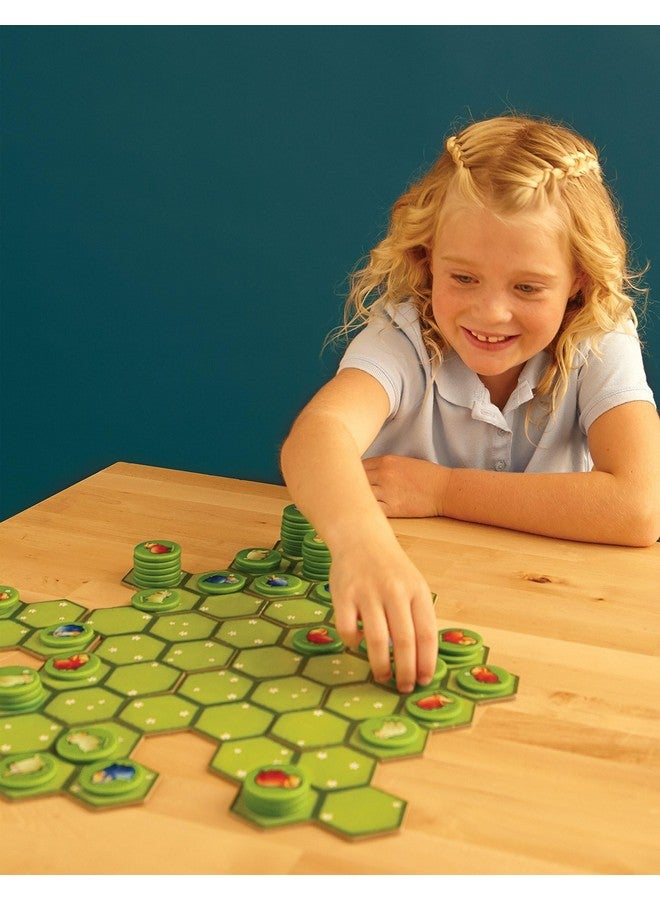 blue orange Tabletop Strategy Game, Area Control Board Game, for Kids Teens Family Adults Couples Game Nights, 2-4 Players, Ages 7+, Battle Sheep by Blue Orange Games - Image 4