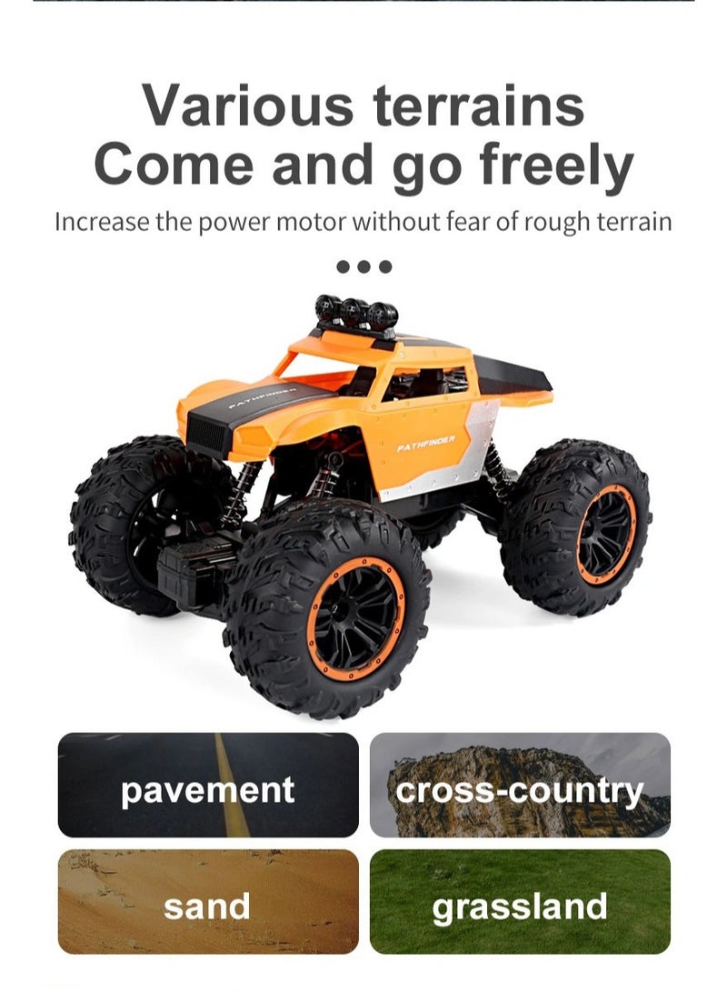 Toyland RC Car 2.4Ghz 4WD Remote Control Car 1:20 RC Rock Crawler with LED Lights All Terrain Off-Road Truck Climbing Car - Image 2