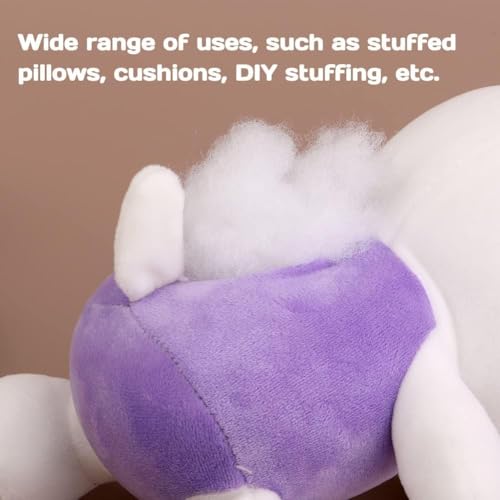 IMSMARTMART Premium Polyester Fiber Fill, Washable Stuffing for Cushions, Pillows, Soft Toys, Non-Allergenic (200 Gram) - Image 3