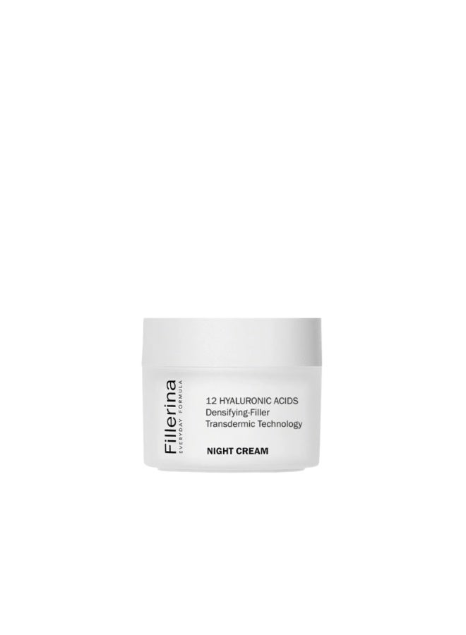 Fillerina Everyday Formula 12 Hyaluronic Acids Densifying-Filler Night Cream Grade 3 50ml - Image 1