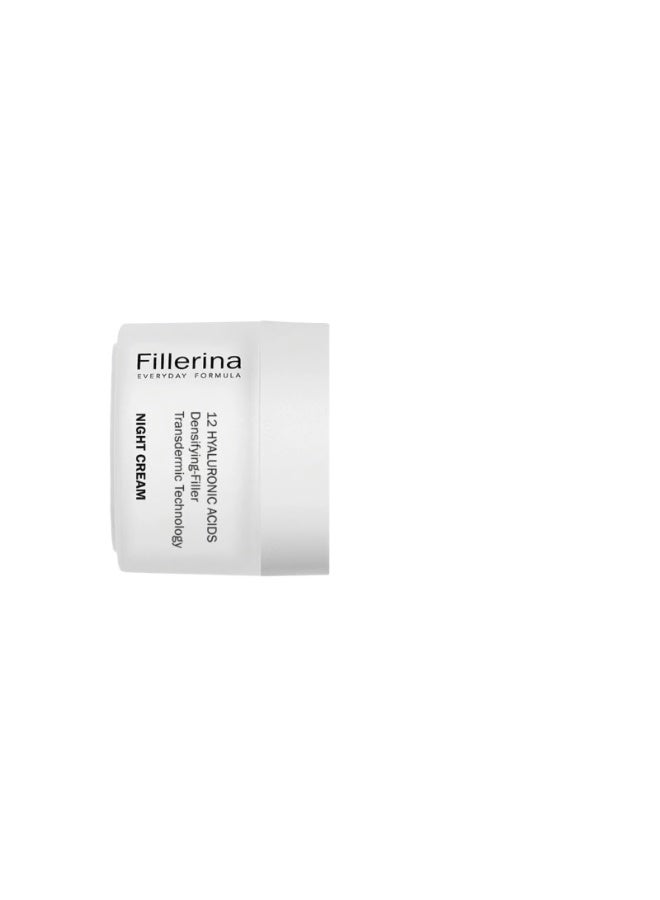 Fillerina Everyday Formula 12 Hyaluronic Acids Densifying-Filler Night Cream Grade 3 50ml - Image 3