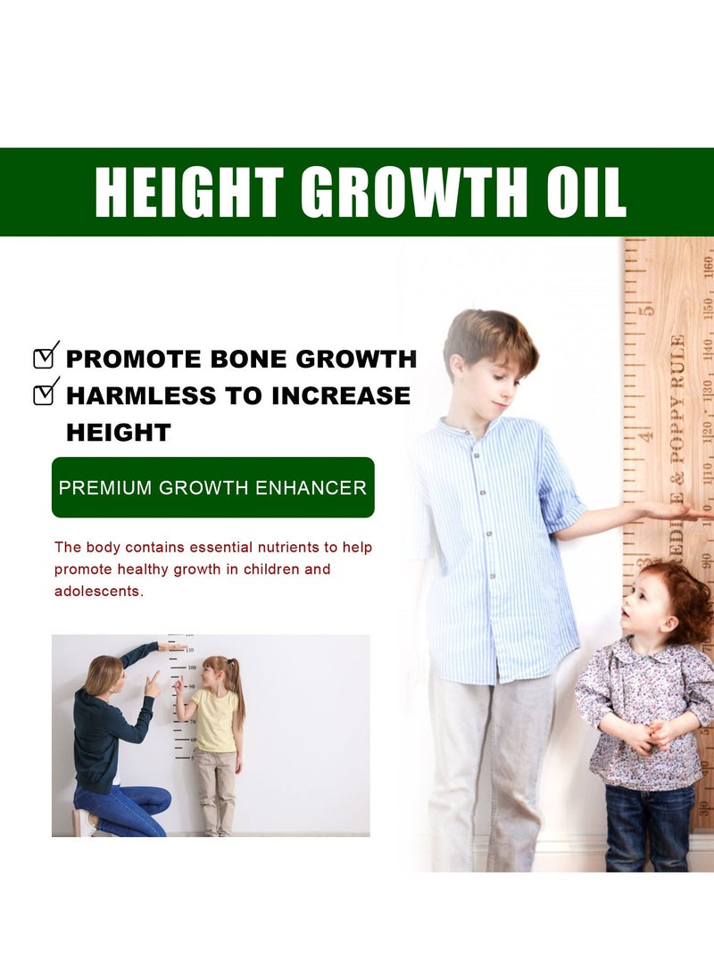 Height growth care oil, plant heightening essential oil, plantar acupoint stimulation, healthy massage essential oil 30 ml