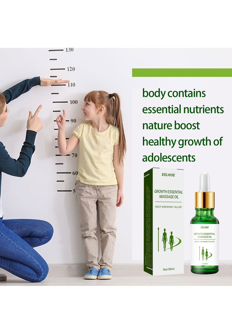 Height growth care oil, plant heightening essential oil, plantar acupoint stimulation, healthy massage essential oil 30 ml