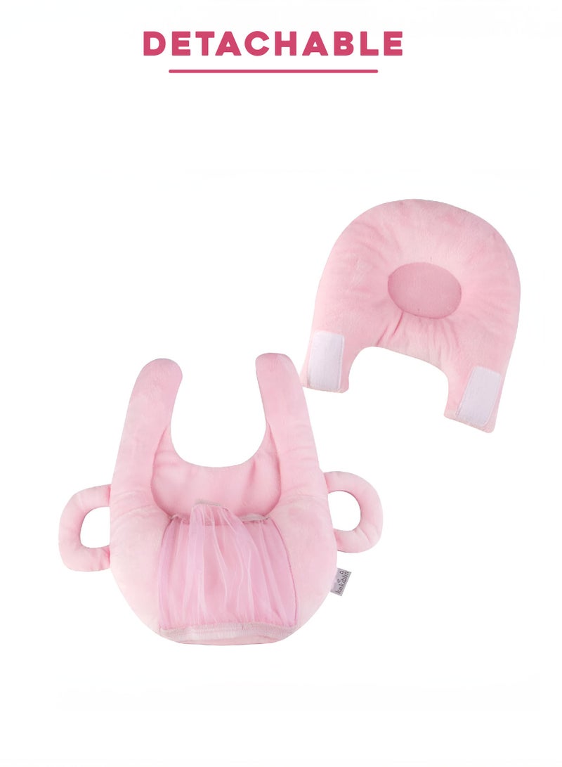 Dual Purpose Nursing Baby Pillow Comfortable Support with Detachable Convenience and Bottle Pocket - Image 2