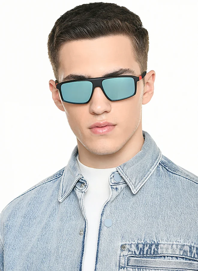 John Jacobs Shiny Mustard Full Rim Square John Jacobs JJ TINTS JJ S17337 M Sunglasses