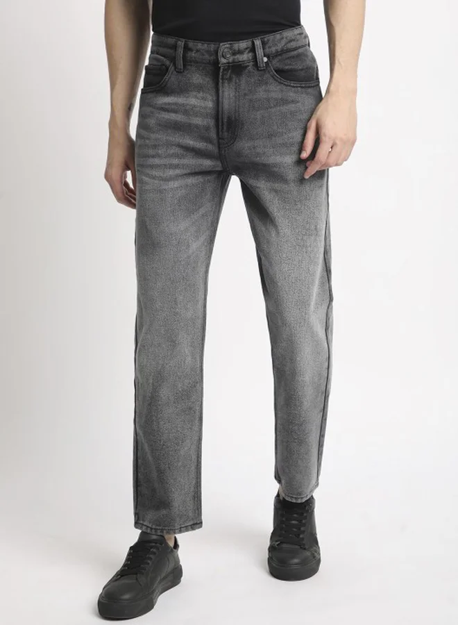 Take Two Styli Men High Rise Relaxed Fit Heavy Fade Jeans By Bene Kleed