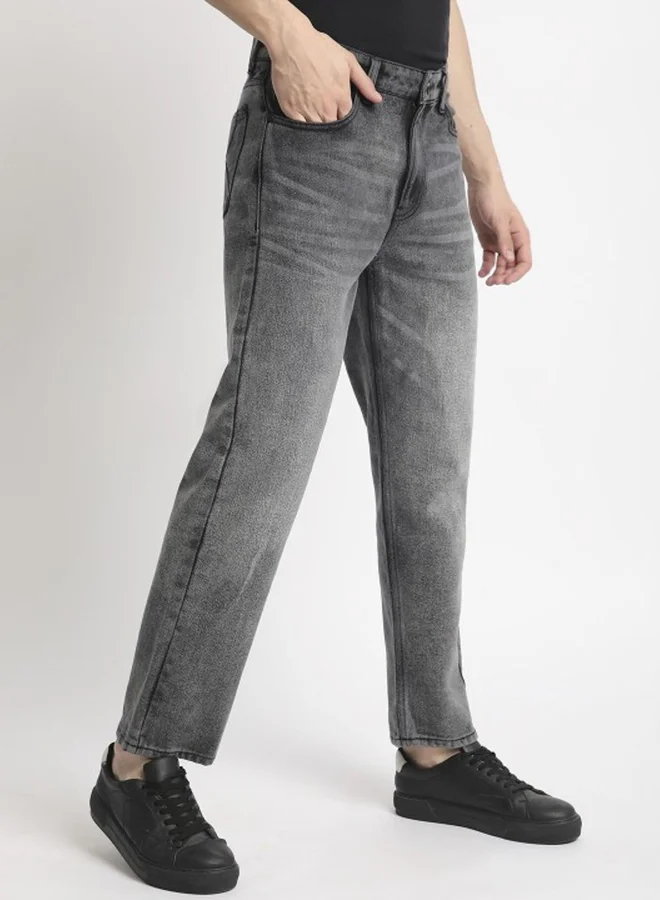 Take Two Styli Men High Rise Relaxed Fit Heavy Fade Jeans By Bene Kleed