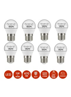 Osram Osram LED E27 classic P 5W Dimmable Bulb, 2700K Warm White – Clear (Pack of 10)  - Image 1