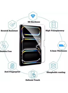 URBBKING Tempered Glass Screen Protector Compatible for iPad Pro 11-Inch M4 (2024)  - Image 4