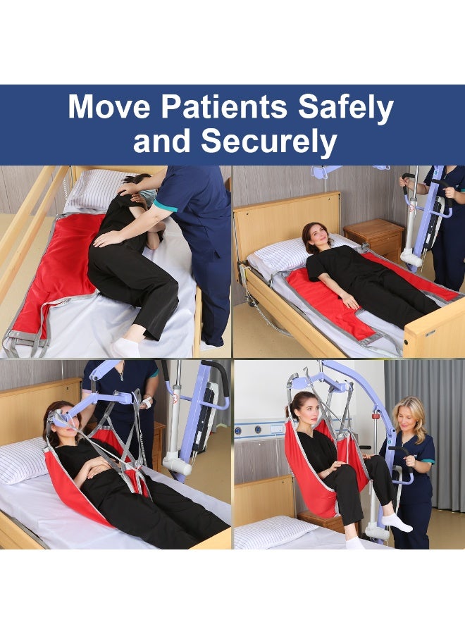 EZ Assistive Patient Lift Divided Leg Sling with Lower Back, Patient Lift Sling for Transfer and Positioning and Lifting, 230KG Weight Capacity - Image 5