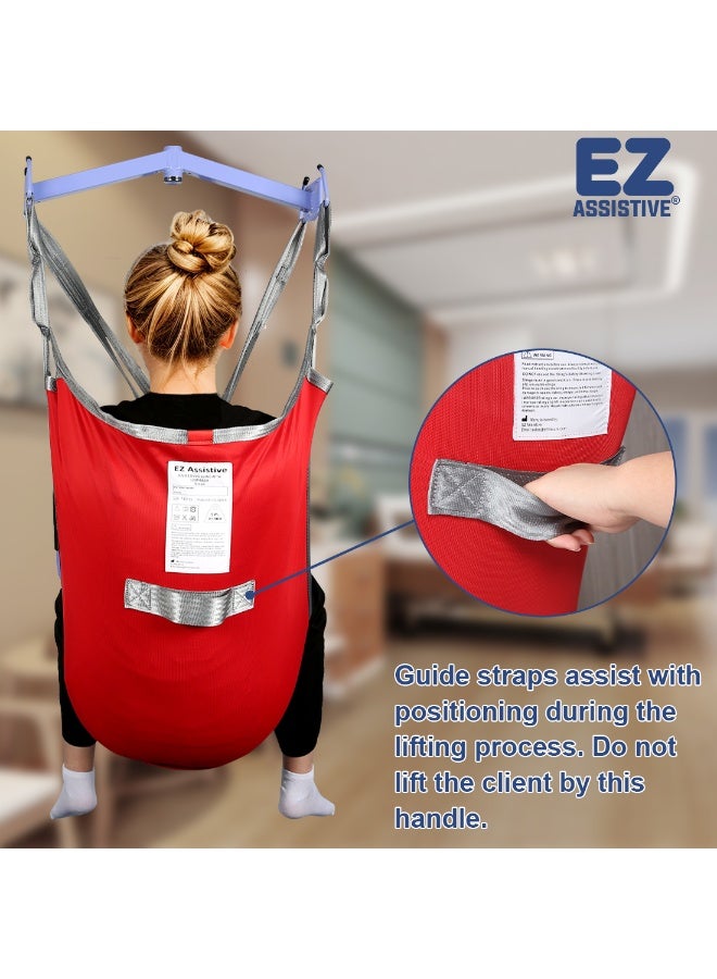 EZ Assistive Patient Lift Divided Leg Sling with Lower Back, Patient Lift Sling for Transfer and Positioning and Lifting, 230KG Weight Capacity - Image 4