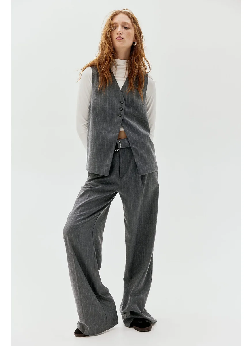 H&M Long Suit Waistcoat