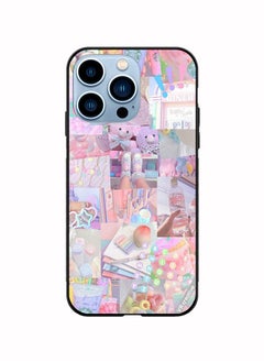Protective Case Cover For Apple iPhone 14 Pro Cute Collage Design Multicolour