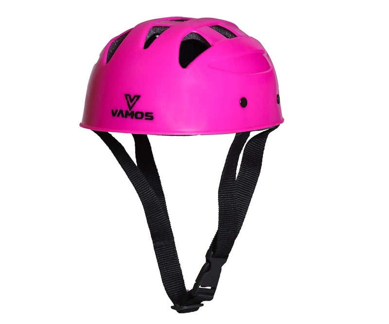 VAMOS Cycling and Skating Sports Helmet for Kids Boys and Girls of Age 6-15 Years with Adjustable Straps (Matte Pink) - Image 1