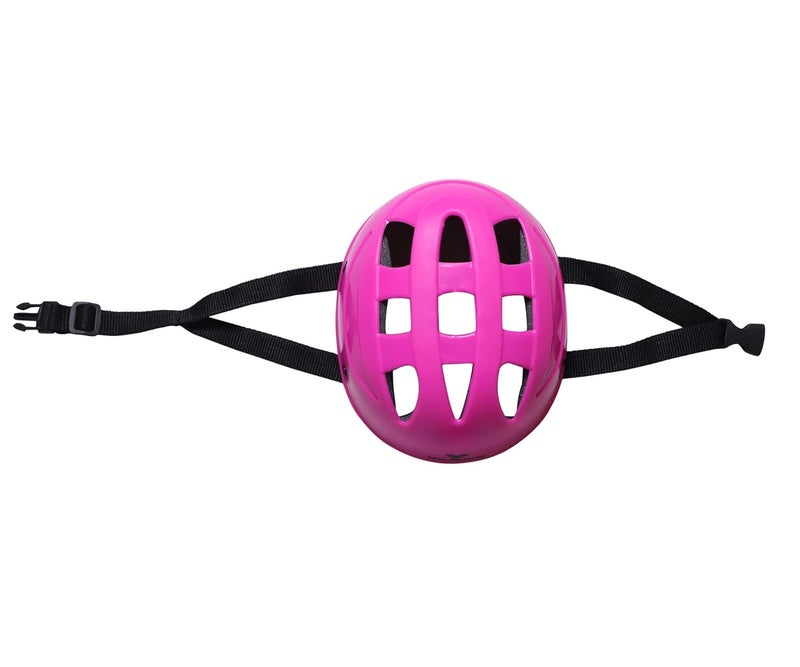 VAMOS Cycling and Skating Sports Helmet for Kids Boys and Girls of Age 6-15 Years with Adjustable Straps (Matte Pink) - Image 3