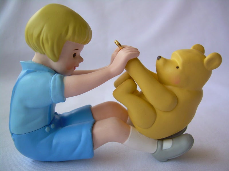 هولمارك 1999 زخرفة لعب مع بوه # 1 ويني ذا بوه وكريستوفر روبن سلسلة أيضا - Image 2