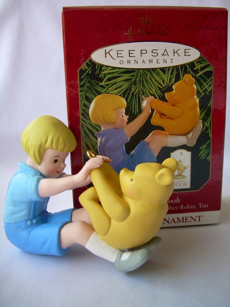 هولمارك 1999 زخرفة لعب مع بوه # 1 ويني ذا بوه وكريستوفر روبن سلسلة أيضا - Image 1