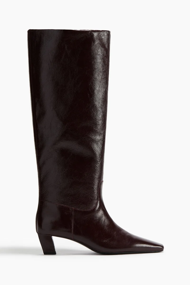H&M Knee-high leather boots
