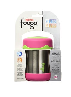 THERMOS Thermos Foogo Vacuum Insulated Stainless Steel 10-Ounce Food Jar, Watermelon/Green  - Image 3