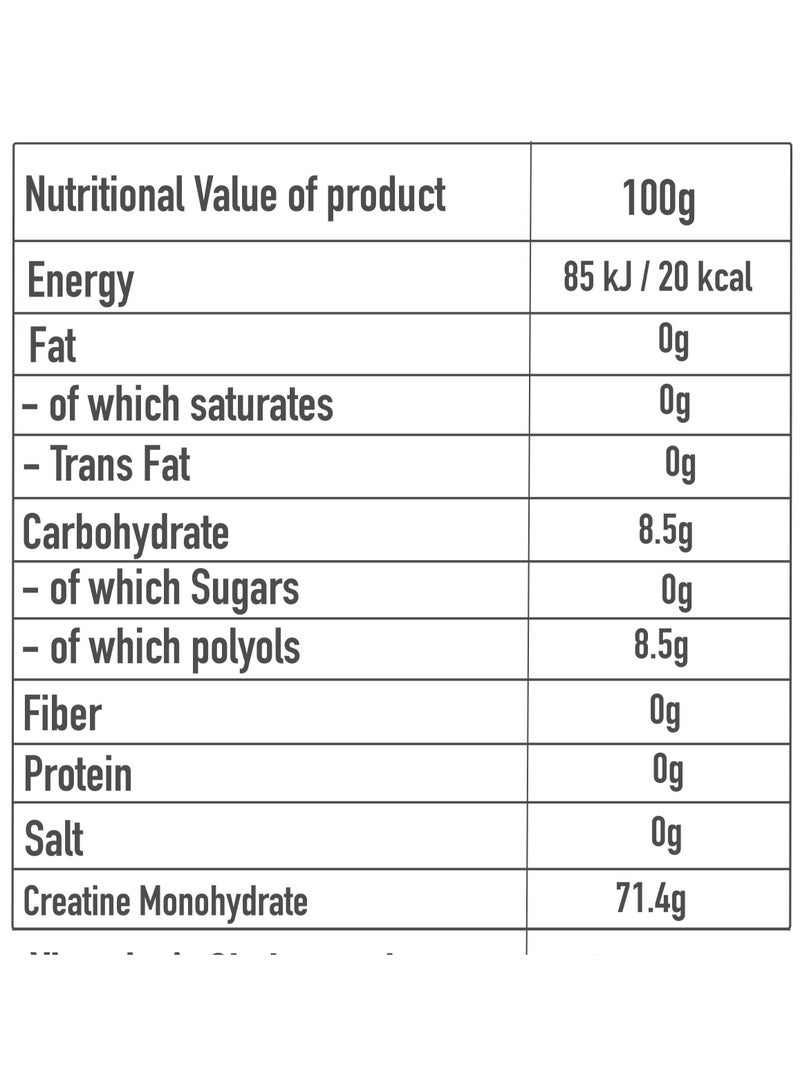 nano SUPPS Creatine POP with sugar explosion - Cola - (200g) - Image 2