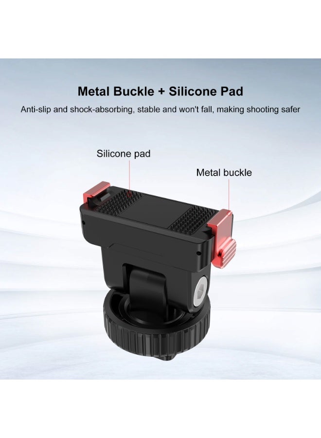 بولوز قاعدة تثبيت سريعة لـ DJI Osmo Nano و Action 6 – حامل جيمبال بلاستيكي مغناطيسي مقاوم للصدمات مع توسعة 1/4" ومقبس بارد للكاميرات الرياضية - Image 4