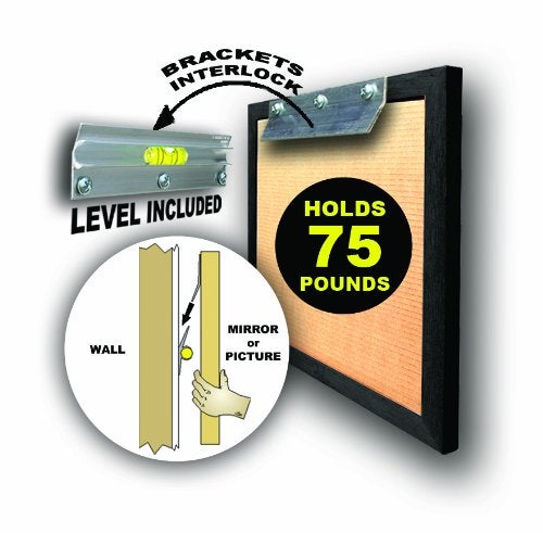 Hangman Products HP-6-2 Hangman Heavy-Duty Mirror and Picture Hanger with Anchors & Screws, Aluminum - Image 2