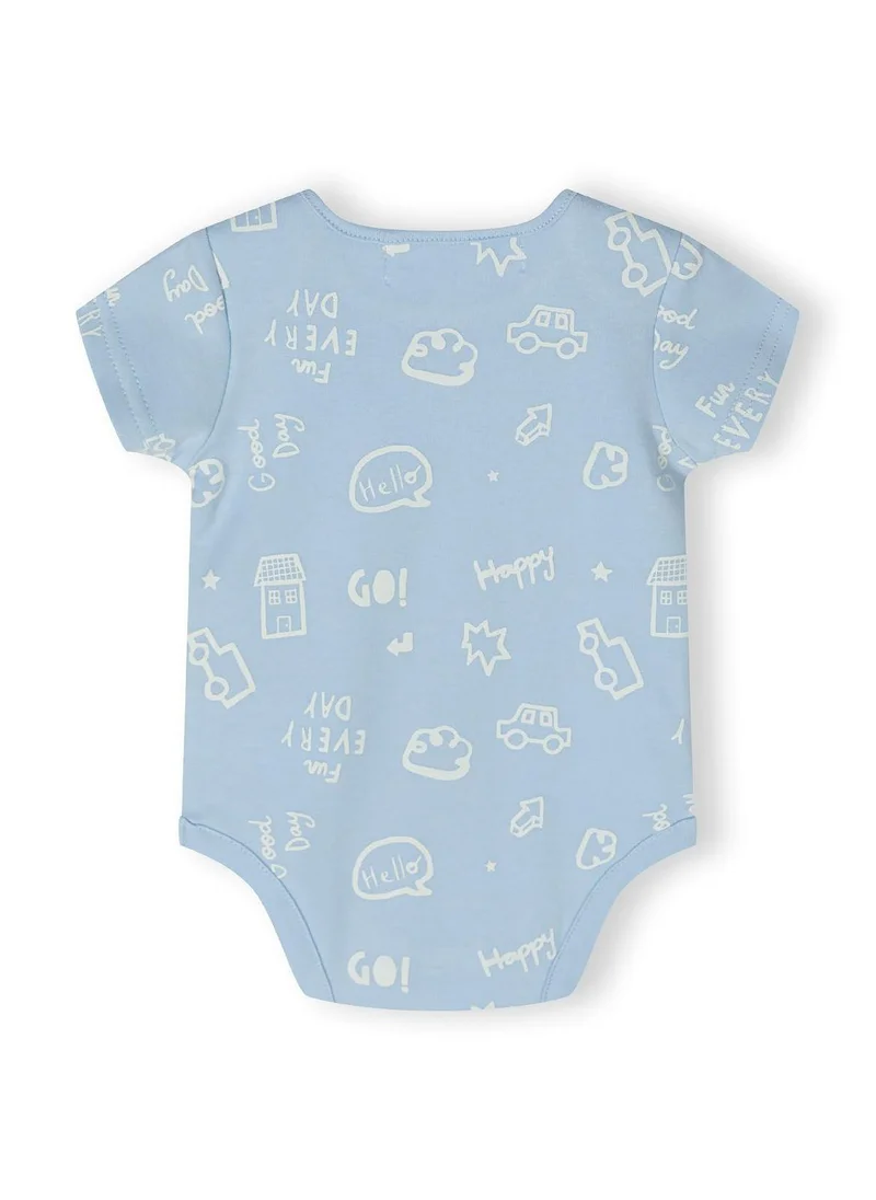 MINOTI 2-Pack Short Sleeve Baby Bodysuits with Snap Closures