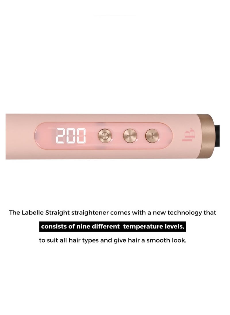 La belle Hair Straightening Pro Brush Pink  - Image 4