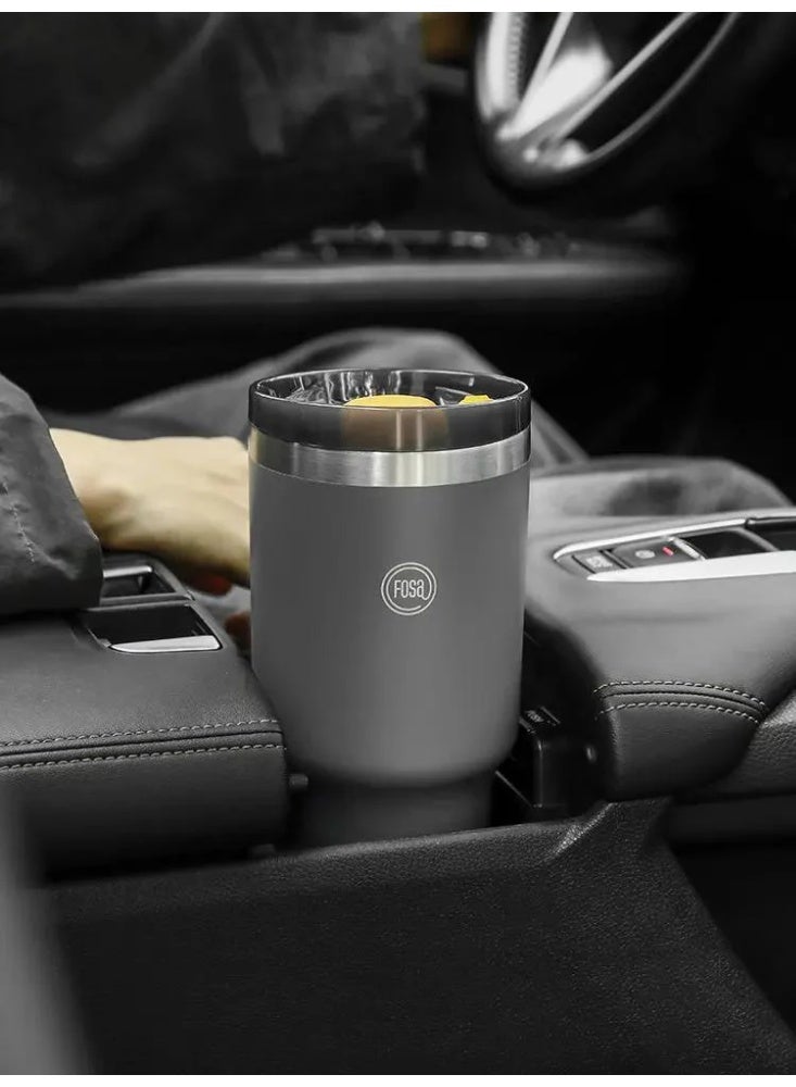 fosa VacBrew FOSA SUS Travel Mug VC10001 Double Wall Stainless Steel Insulated Travel Mug 30oz Gray - Image 4