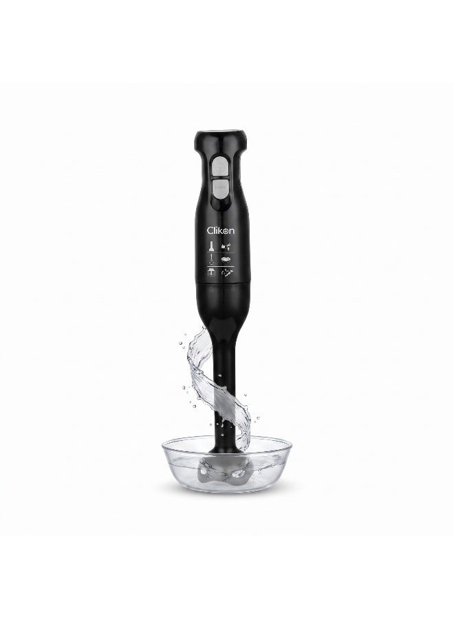 Clikon 250W Hand Blender | Single Hand Blender Design | Practical Kitchen Appliance | Convenient Food Preparation | 2-Year Warranty | CK2666 | Black CK2666 black - Image 2