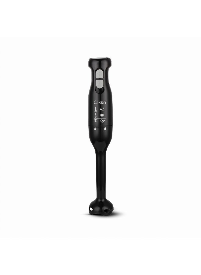 Clikon 250W Hand Blender | Single Hand Blender Design | Practical Kitchen Appliance | Convenient Food Preparation | 2-Year Warranty | CK2666 | Black CK2666 black - Image 1