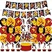 PINUO Birthday Party DecorationsIron Hero Party Supplies Includes Cartoon Iron Hero Birthday Banner Balloons Cupcake Toppers Cake Topper Party Favors - Image 3