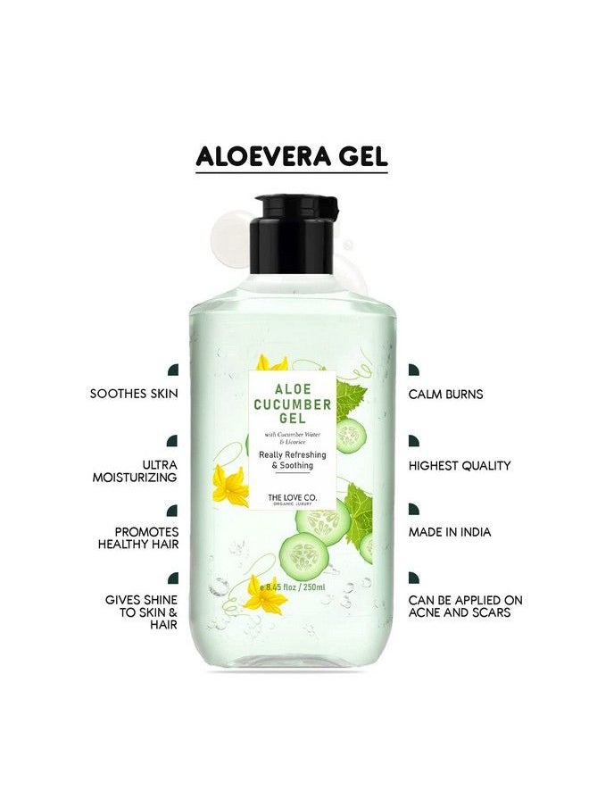 Aloe Cucumber Gel For Skin Acne; Face Gel Moisturiser For Oily Skin; With Goodness Of Vitamin E; Gel For Acne & Scar; Face Gel 250Ml - pzsku/Z61F7062856D3E6E78F57Z/45/_/1682332405/ddf06bfb-4cfd-4ea9-96ff-9898f0723f43